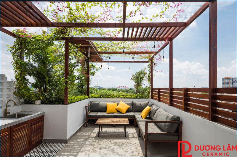 ban công xây gạch