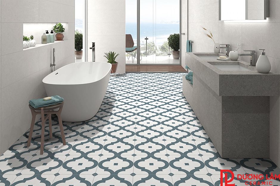gạch hoa lát nhà tắm