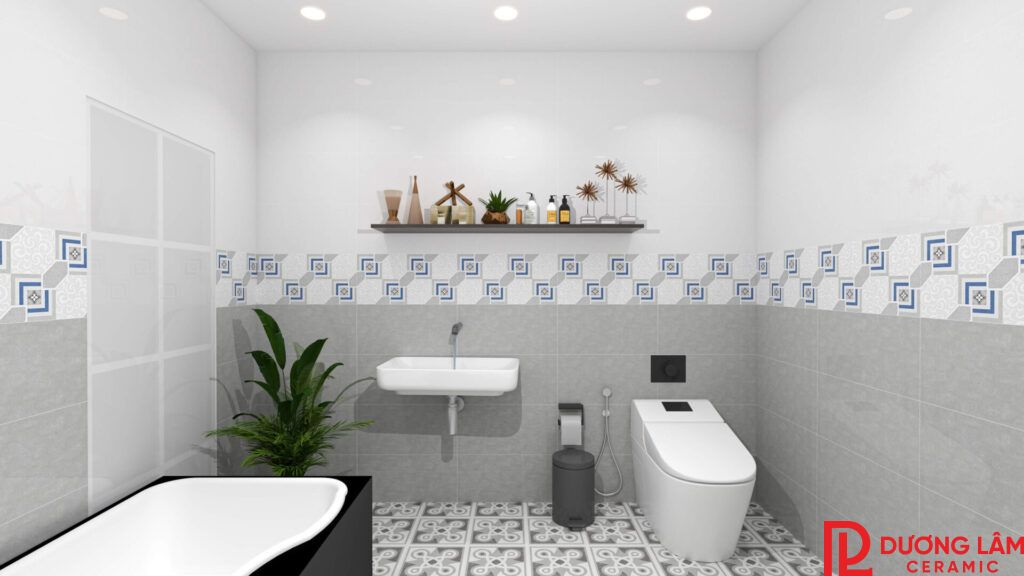 gạch hoa lát nhà tắm