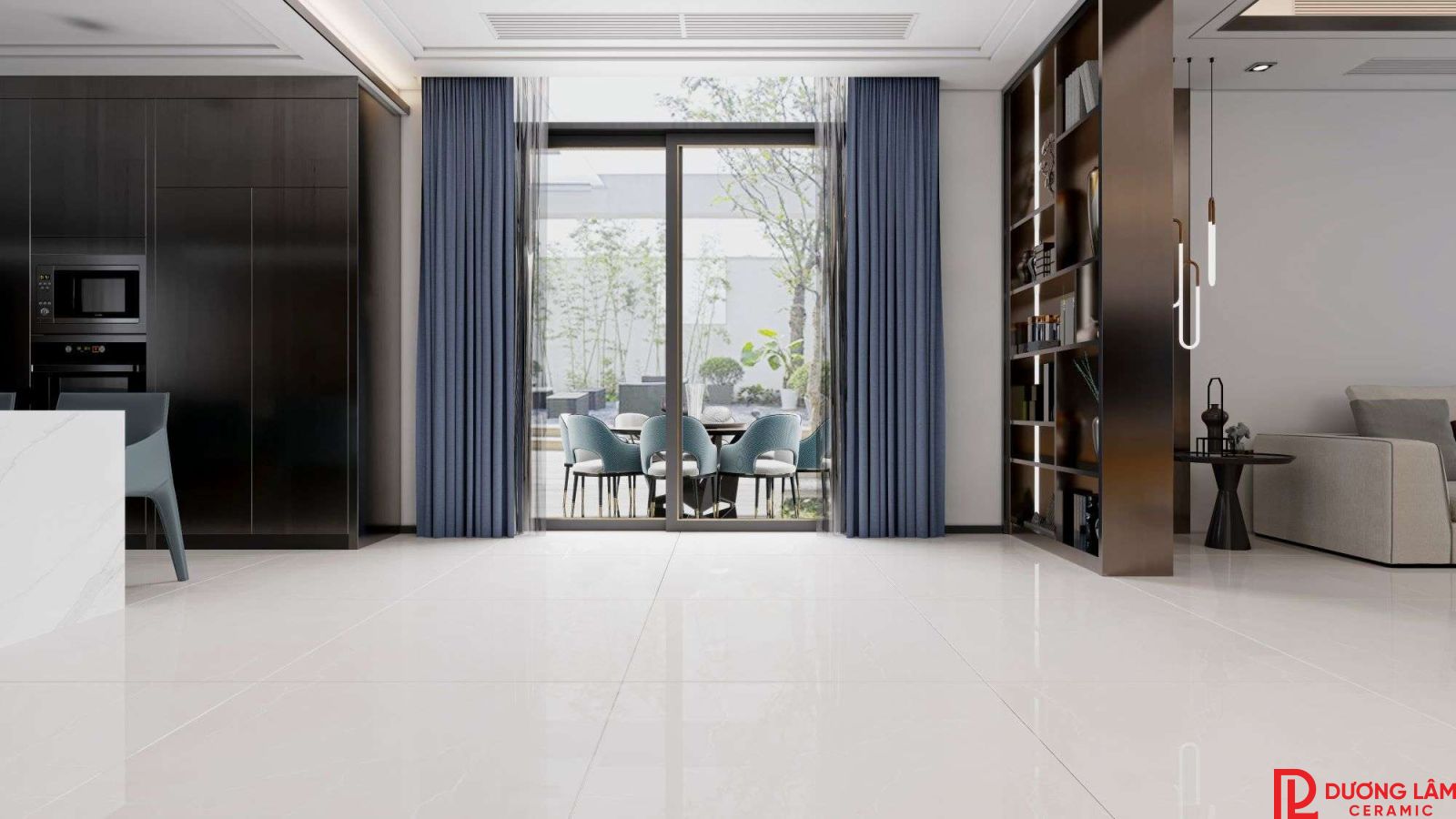 gạch lát nền 80x80 cho phòng khách