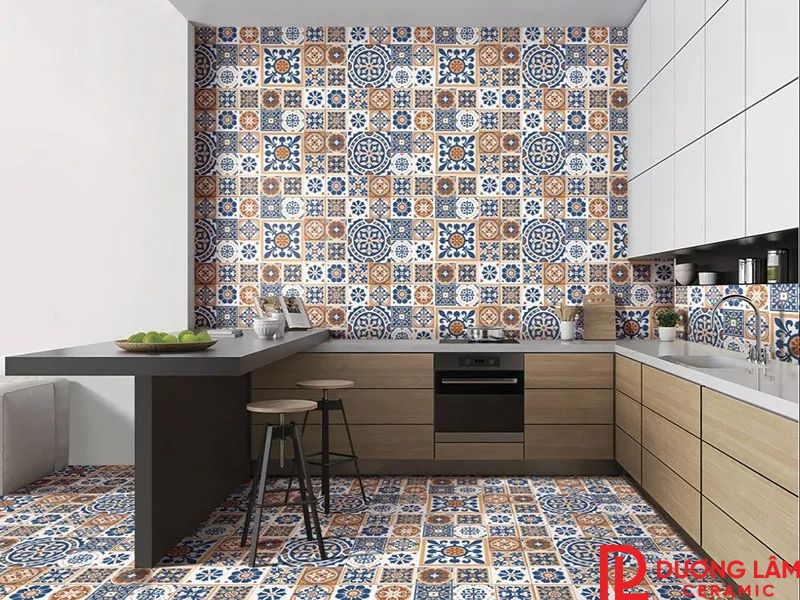 Gạch lát nền bếp
