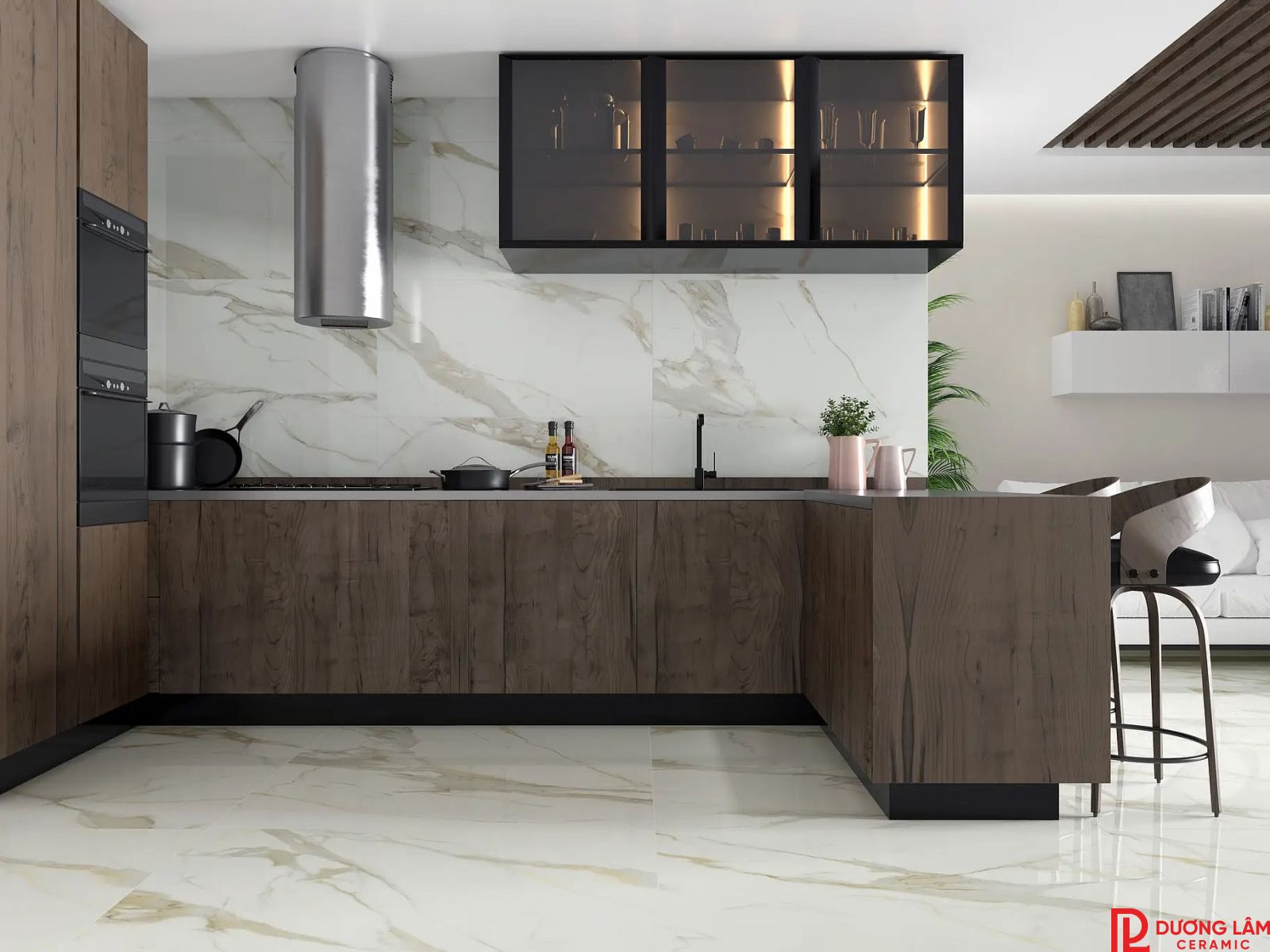 Gạch lát nền bếp