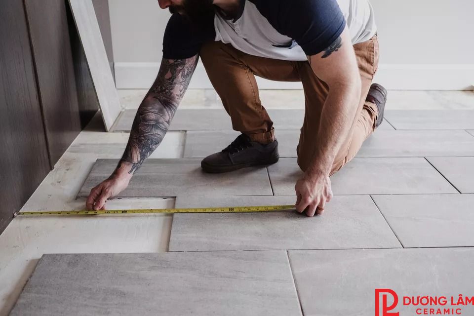 Gạch lát nền bị ộp