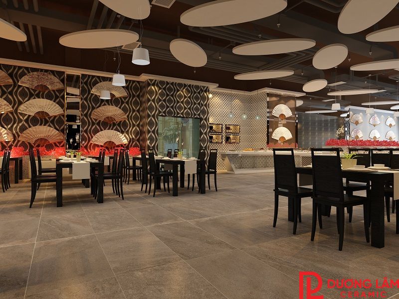 gạch lát nền cho quán ăn