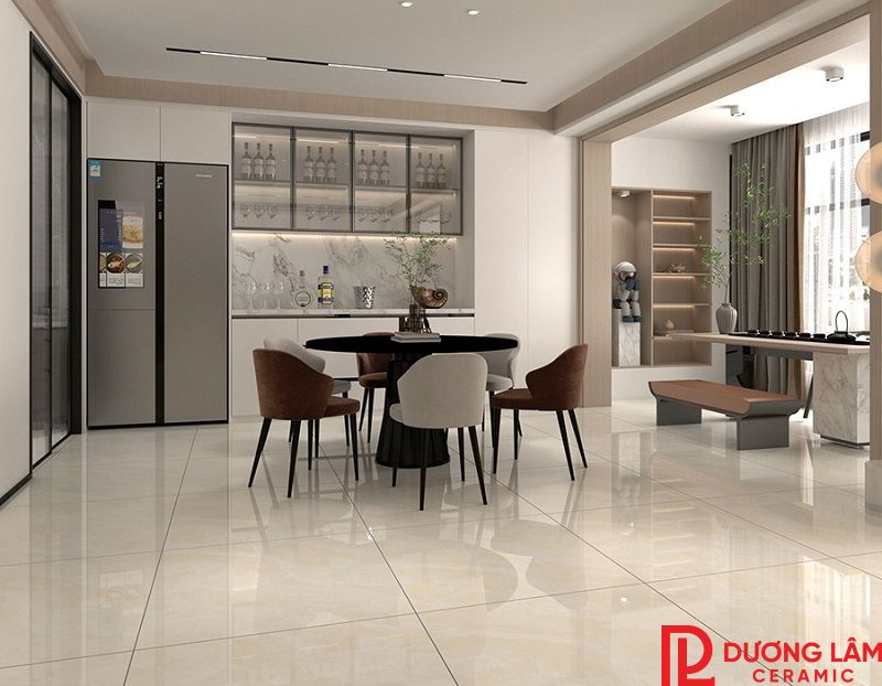 Gạch lát nền nhà ăn