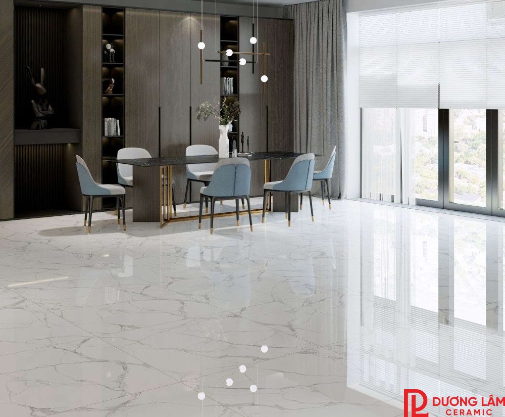 gạch lát nền phòng ăn đẹp 