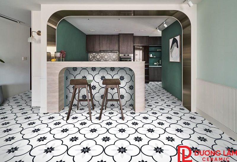gạch lát nền phòng ăn đẹp