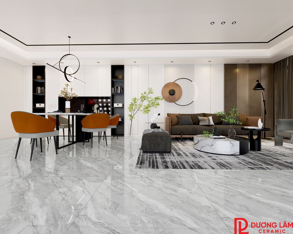 Gạch lát nền phòng khách