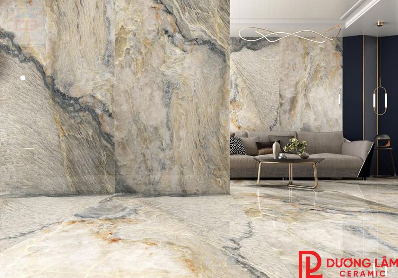 gạch lát nền vân đá