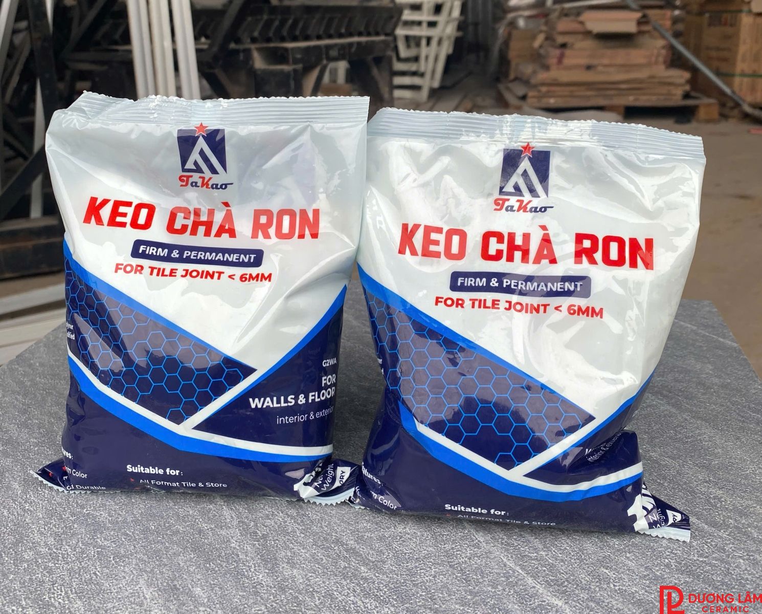 Gạch ốp lát bếp nhà ăn công vụ