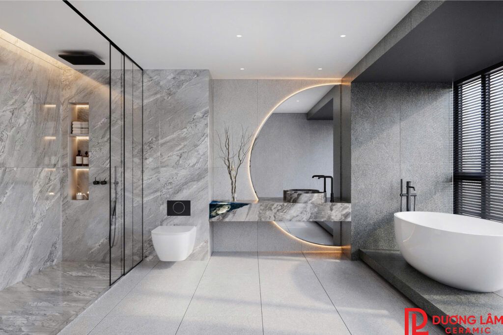 giá gạch lát nền nhà tắm chống trơn