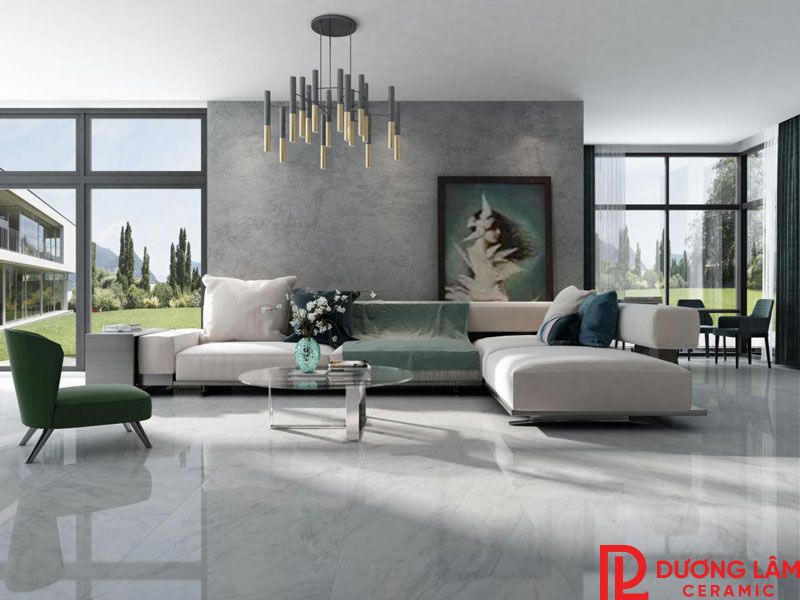 Mẫu gạch lát nền cho phòng khách 