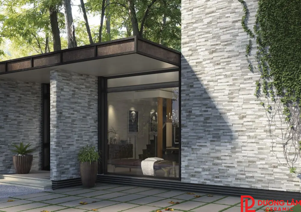 mẫu gạch ốp cổng đẹp 