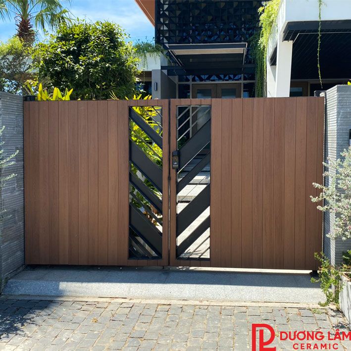 mẫu gạch ốp cổng đẹp