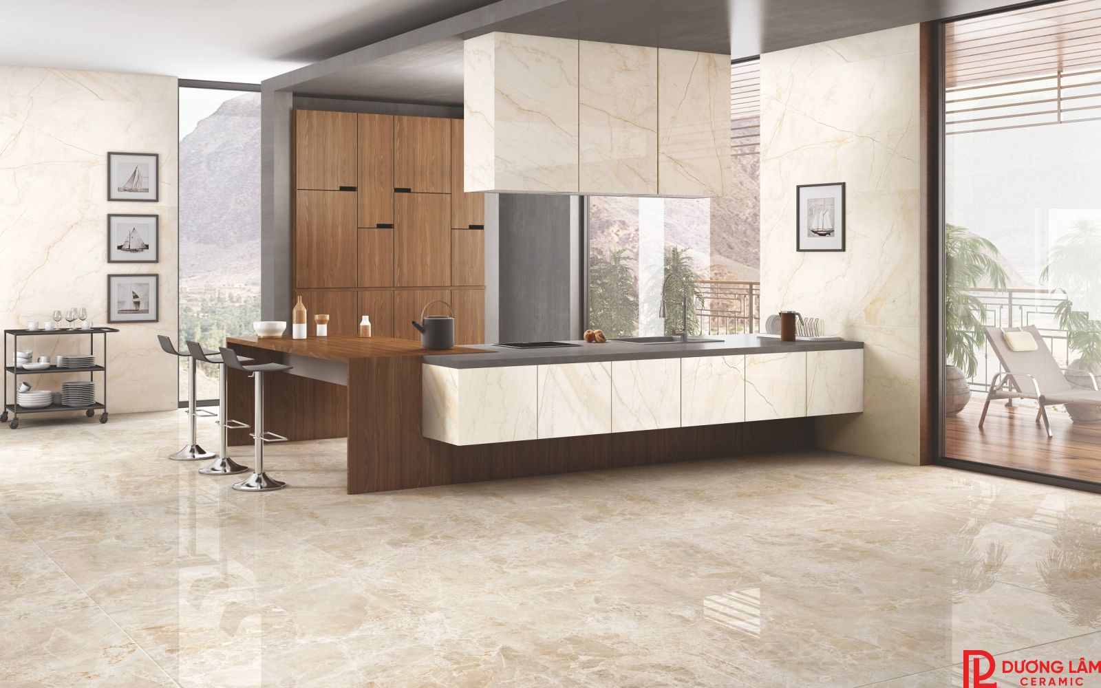 gạch lát nền đẹp giá rẻ