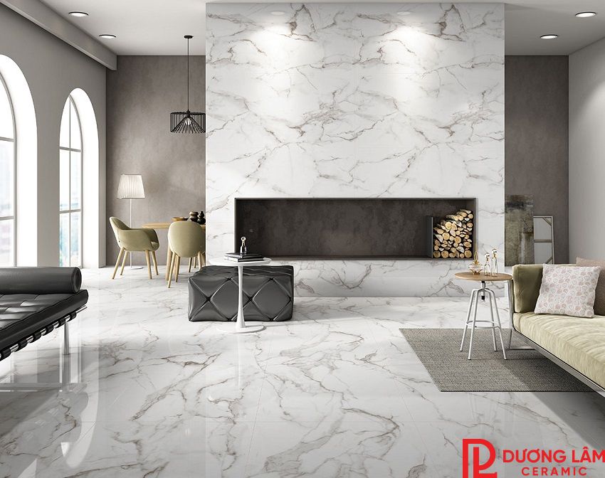 mẫu gạch lát nền phòng khách đẹp